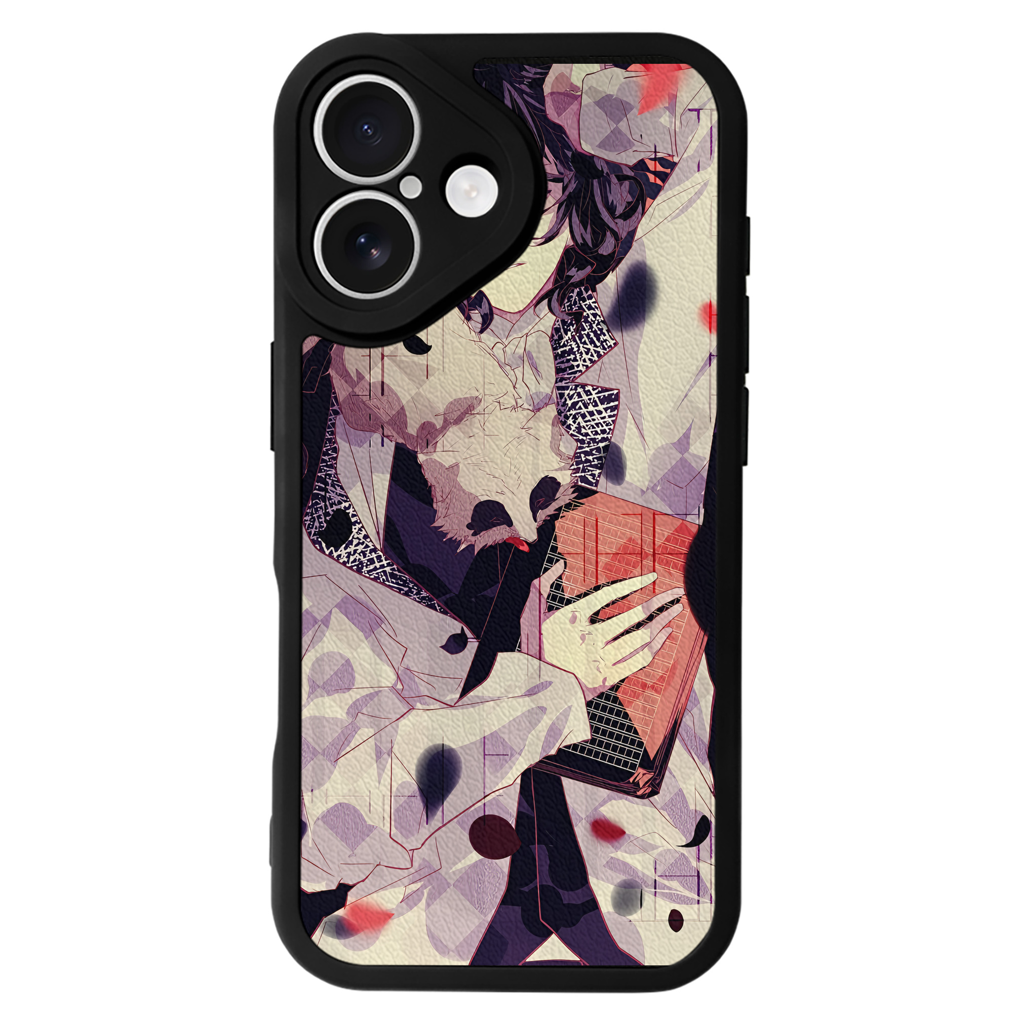 （画像用） 文豪ストレイドッグス Bungo Stray Dogs 【iPhone 16シリーズ対応】シリコンスマホケース（レザー調） 材質：シリコン
